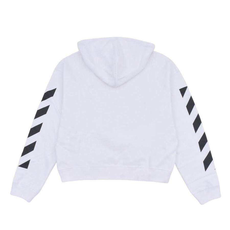 【OFF-WHITE】DIAG HELVETICA OVER HOODIE(WHITE/BLACK) WHITE/BLACK XL