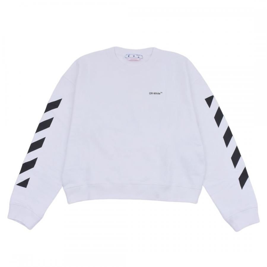 Off-White Diag Helvetica Crew-neck Sweatshirt