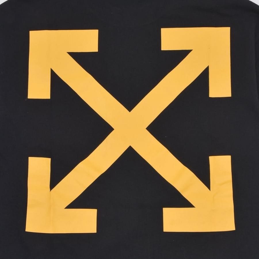 【OFF-WHITE】ARROW CARAV ANN SKATE L/S TEE(BLACK/WHITE) BLACK/WHITE M