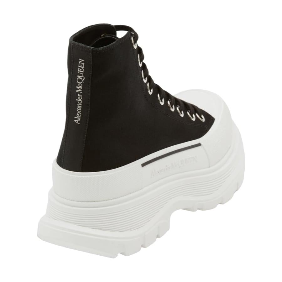 【ALEXANDER McQUEEN】(Women's) H.BOOT TREAD.FA.S.RU(BLACK/WHITE) BLACK/WHITE 37