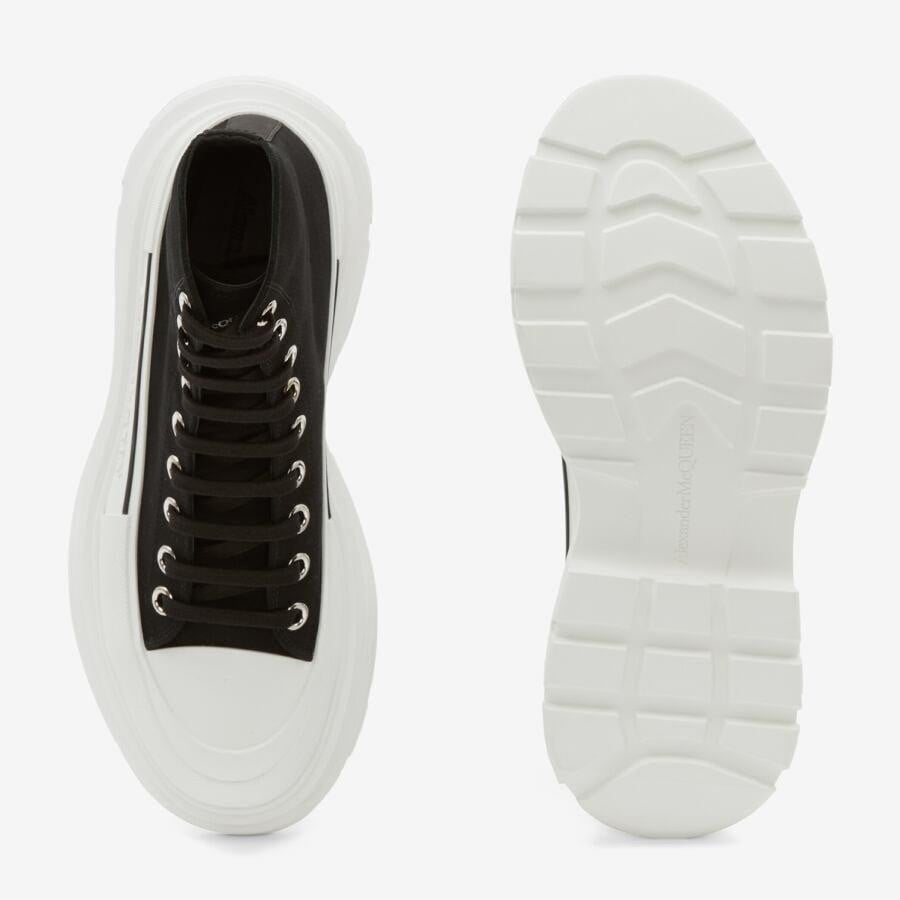 【ALEXANDER McQUEEN】H.BOOT TREAD.FA.S.RU (BLACK/WHITE) BLACK/WHITE 43