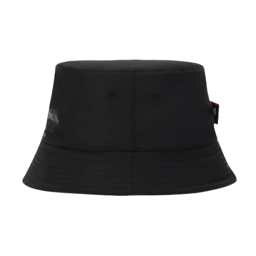 【ALEXANDER McQUEEN】HAT TONAL GRAFFITI BLACK L