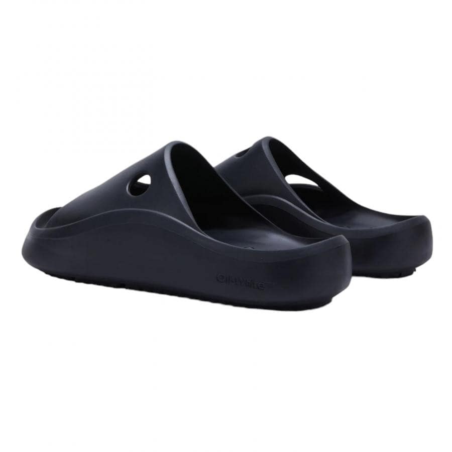 【OFF-WHITE】METEOR RUBBER SLIDER(BLACK) BLACK 43