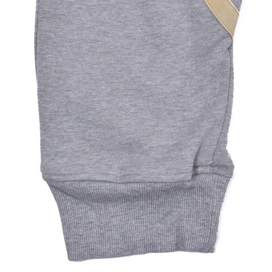 GREG LAUREN HEATHER GREY FLEECE BASIC CARGO GREY GREY 1