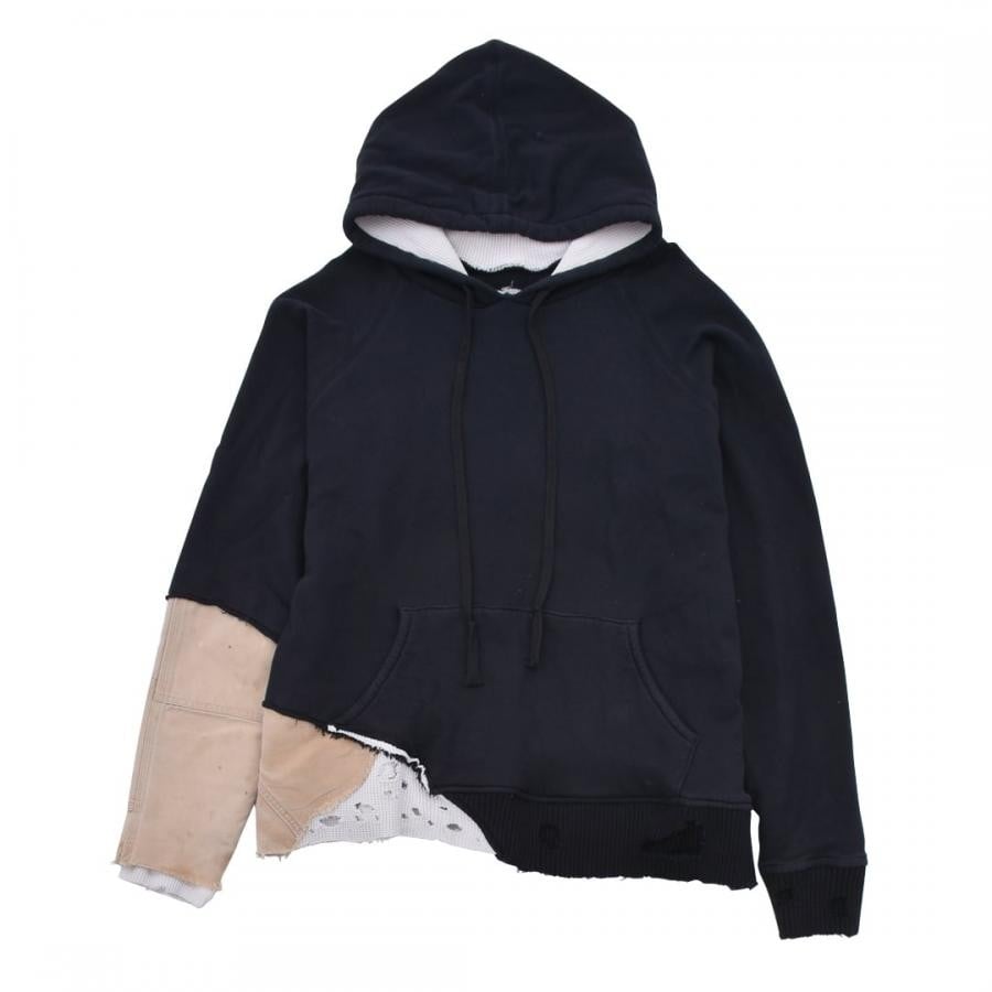 GREG LAUREN BLACK FRAGMENT HOODIE BLACK