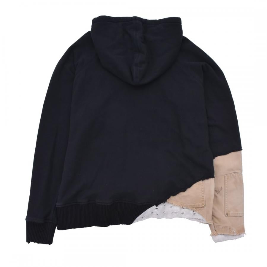 GREG LAUREN BLACK FRAGMENT HOODIE BLACK