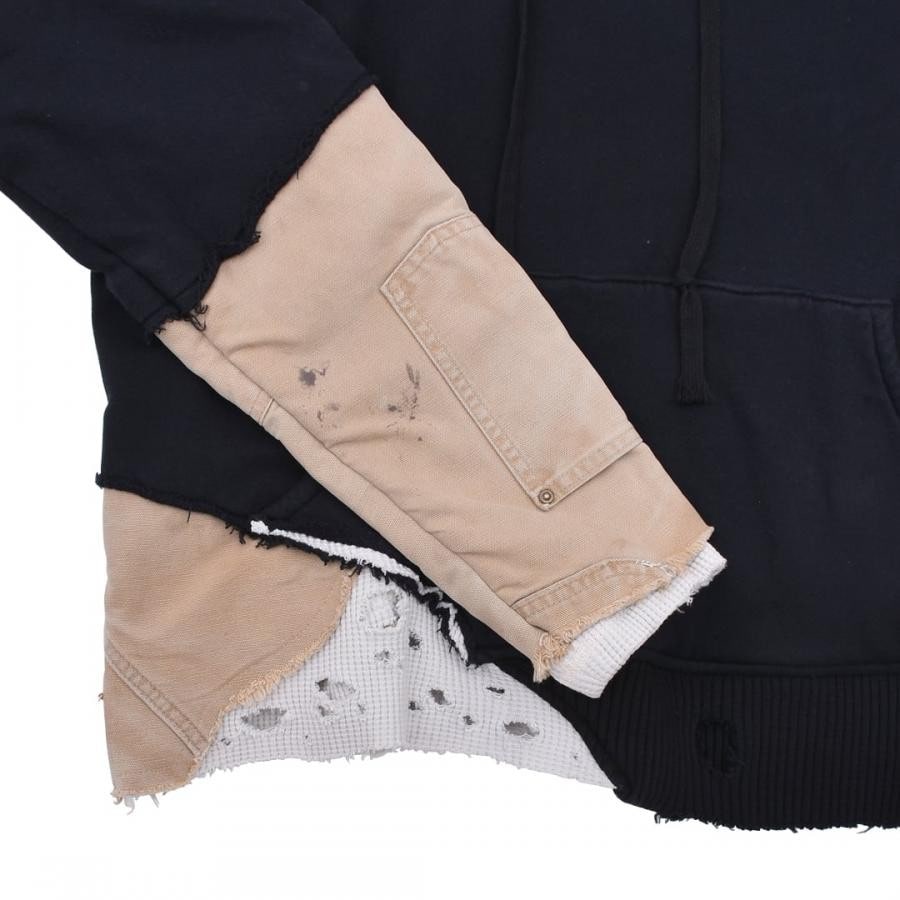 GREG LAUREN BLACK FRAGMENT HOODIE BLACK BLACK 3