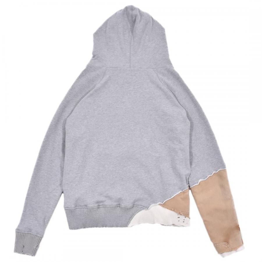 GREG LAUREN HEATHER GREY FRAGMENT HOODIE GREY GREY 3