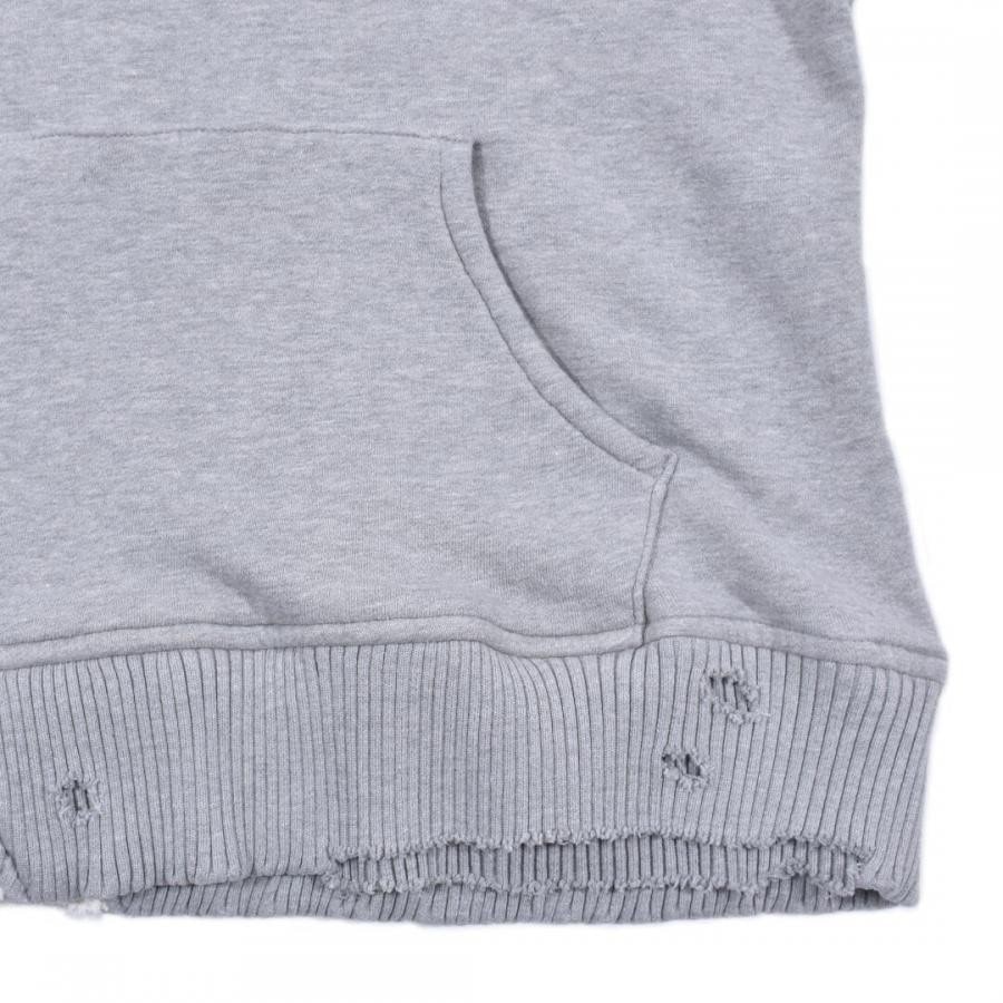 GREG LAUREN HEATHER GREY FRAGMENT HOODIE GREY GREY 4