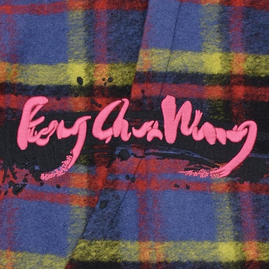 Feng Chen Wang WOOLEN PLEATED JACKET KHAKI M