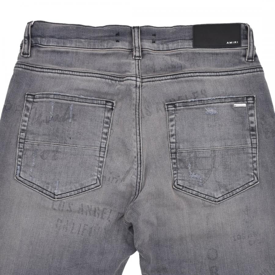 【AMIRI】MILITARY STENCIL JEAN INDIGO 30