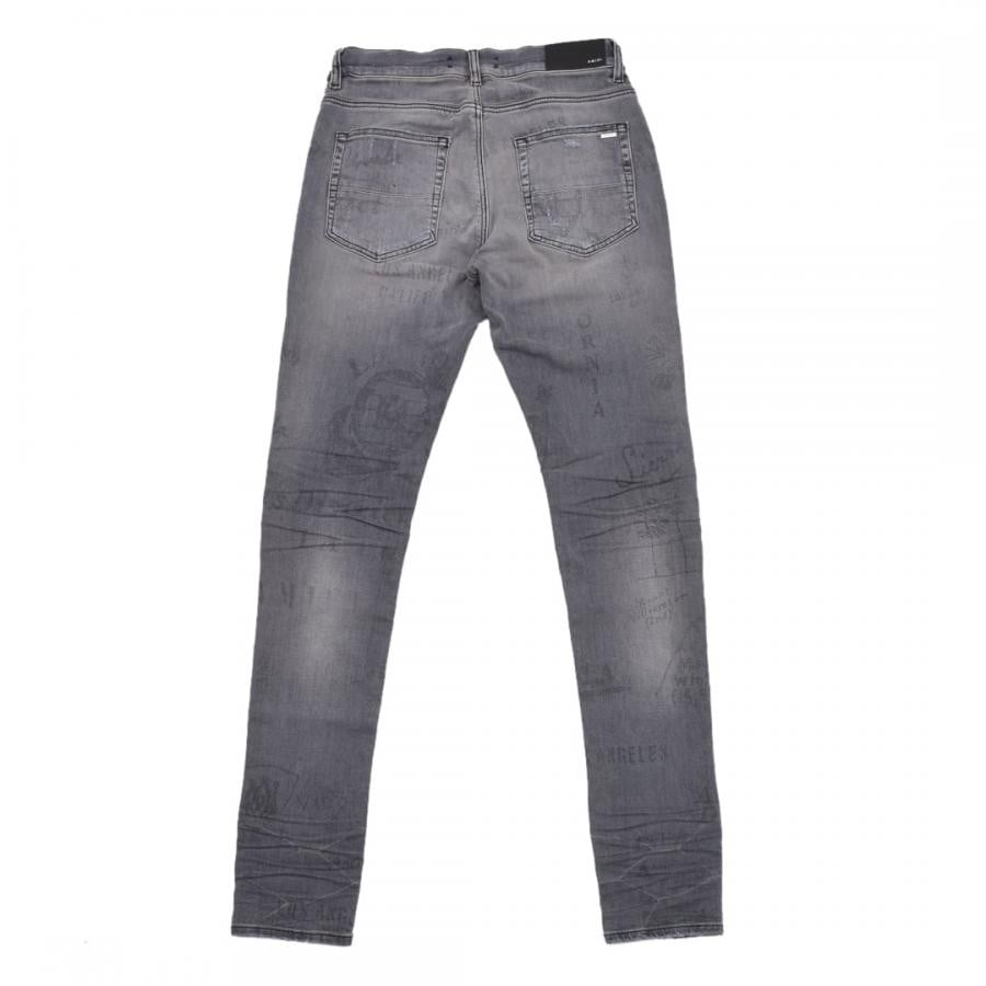 【AMIRI】MILITARY STENCIL JEAN GREY 29