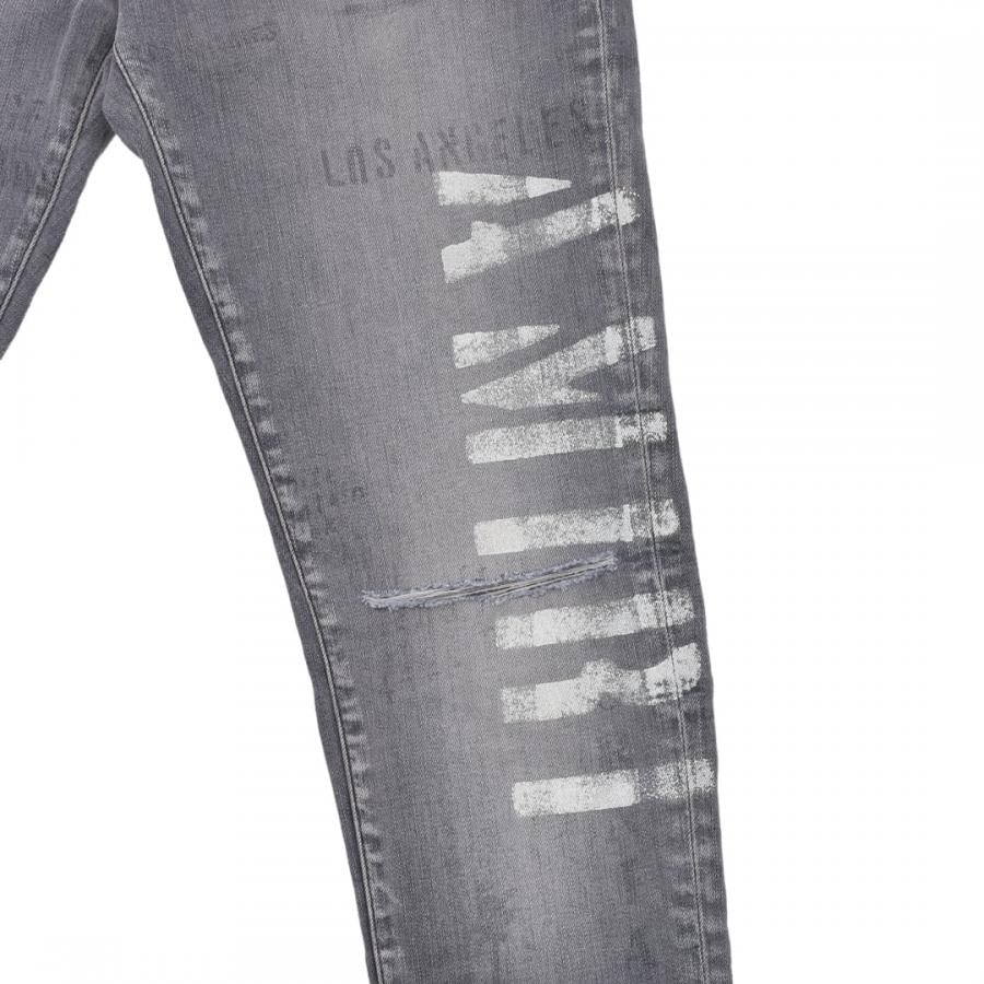 【AMIRI】MILITARY STENCIL JEAN GREY 29