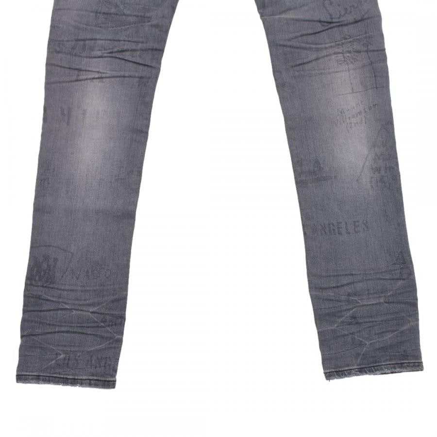 【AMIRI】MILITARY STENCIL JEAN GREY 30