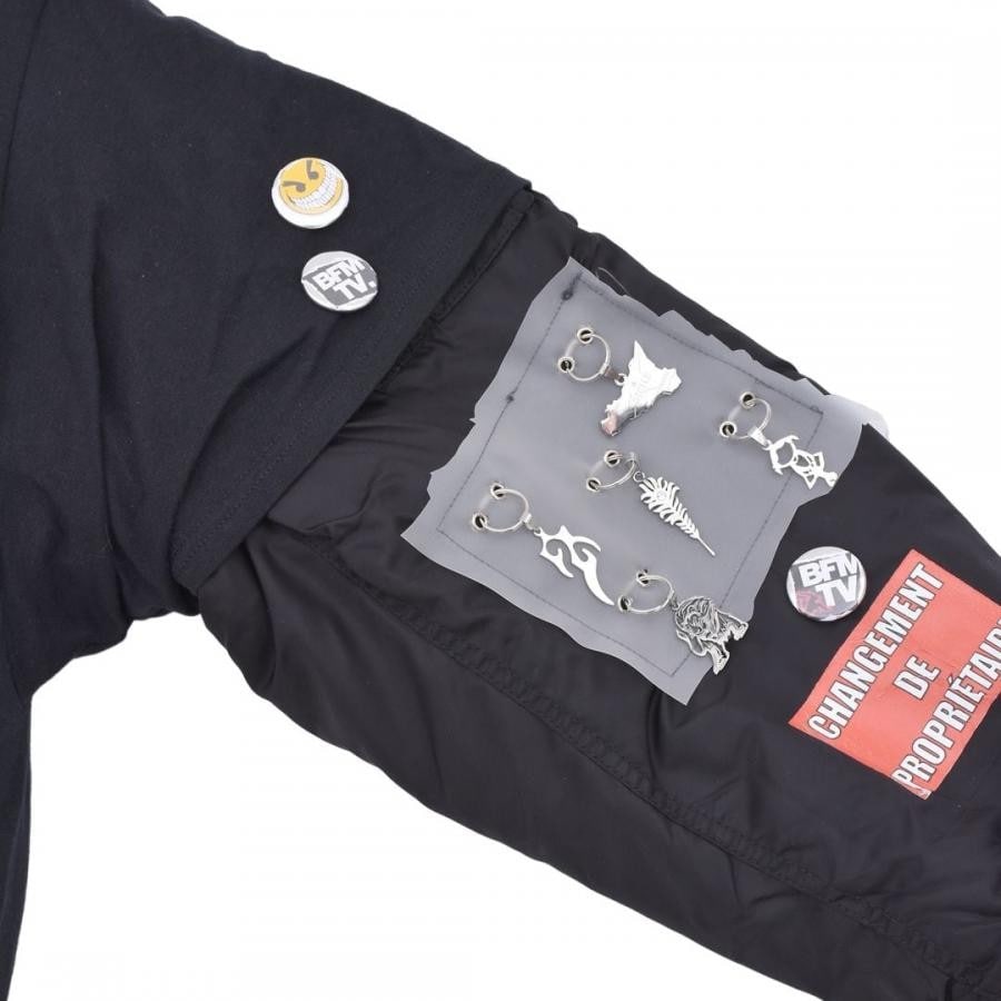 【COUCOU BEBE】METAVERSE BOMBER CAMO/BLACK XL