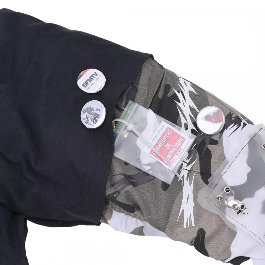 【COUCOU BEBE】METAVERSE BOMBER CAMO/BLACK XL