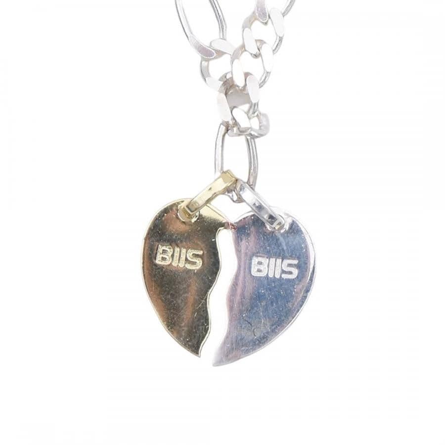 【BIIS】SAFETY PIN SILVERGREEN TABBROKEN HEART G(SILVER) SILVER F