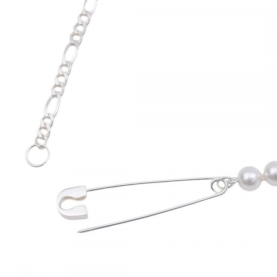 【BIIS】SAFETY PIN SILVERGREEN TABBROKEN HEART G(SILVER) SILVER F