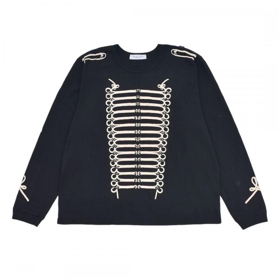 【MIDNIGHT STUDIOS】PARADE LS T-SHIRT BLACK XL