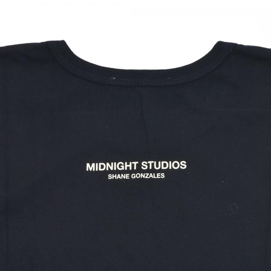 【MIDNIGHT STUDIOS】PARADE LS T-SHIRT BLACK XL
