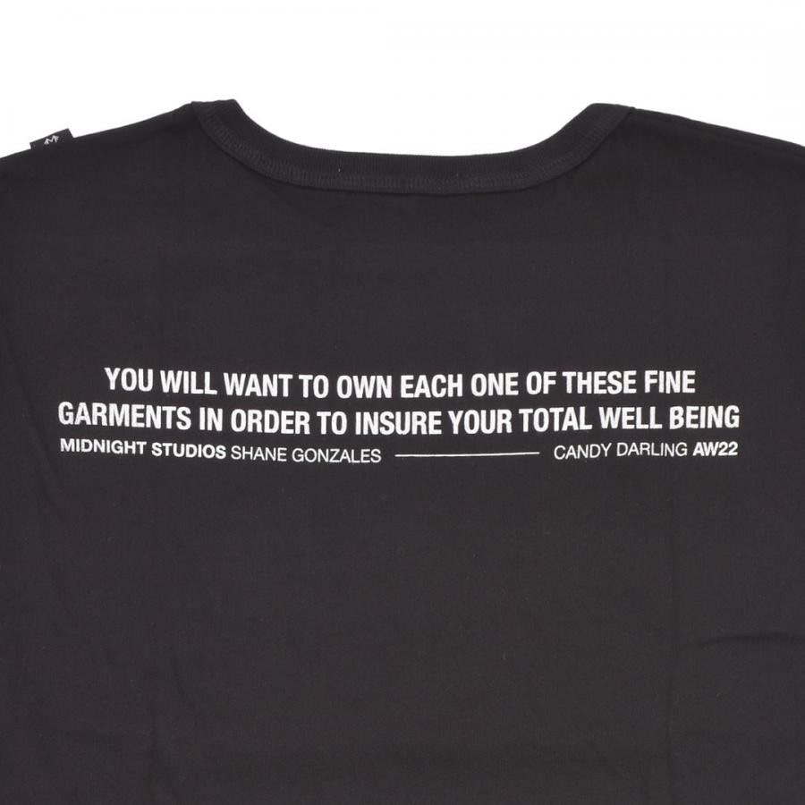 【MIDNIGHT STUDIOS】ON DRUGS LS T-SHIRT(BLACK) BLACK L