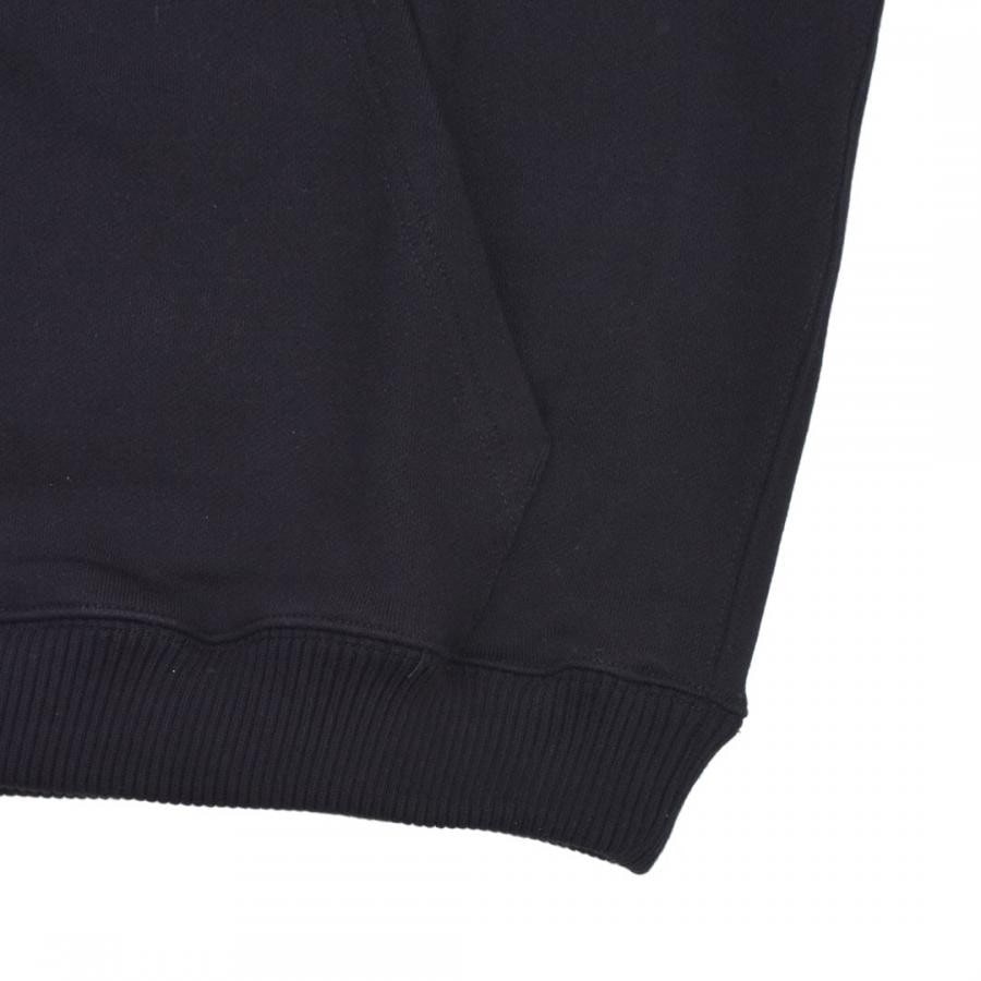 【MIDNIGHT STUDIOS】M-LOGO MICRO HOODED SWEATSHIRT(BLACK) BLACK L