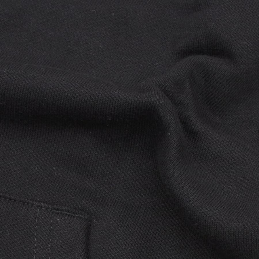 【MIDNIGHT STUDIOS】M-LOGO MICRO HOODED SWEATSHIRT(BLACK) BLACK L