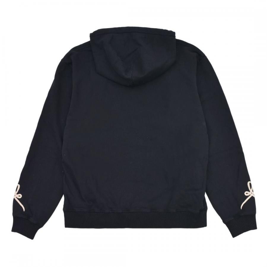 【MIDNIGHT STUDIOS】PARADE ZIP UP HOODIE BLACK XL