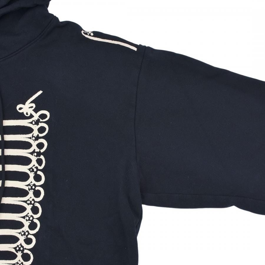 【MIDNIGHT STUDIOS】PARADE ZIP UP HOODIE BLACK XL