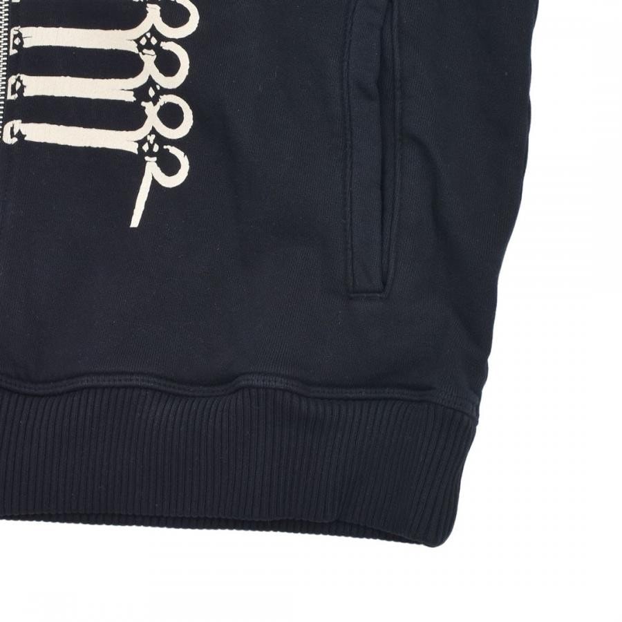 【MIDNIGHT STUDIOS】PARADE ZIP UP HOODIE BLACK XL