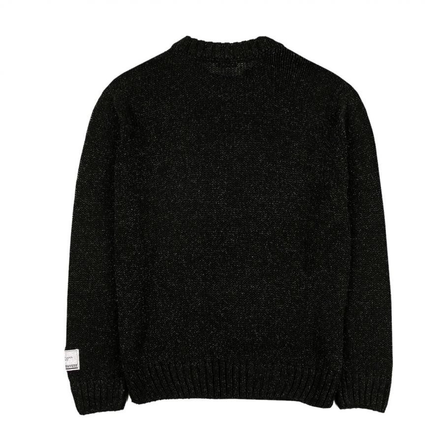 【MIDNIGHT STUDIOS】BABY FACE SWEATER BLACK L
