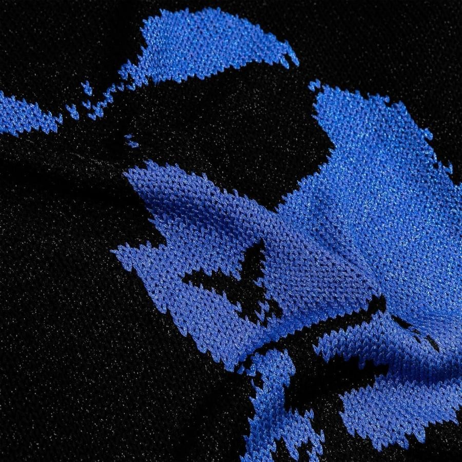 【MIDNIGHT STUDIOS】BABY FACE SWEATER BLACK L