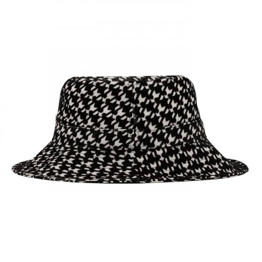 【MIDNIGHT STUDIOS】MONOGRAM BUCKET HAT(BLACK) BLACK F
