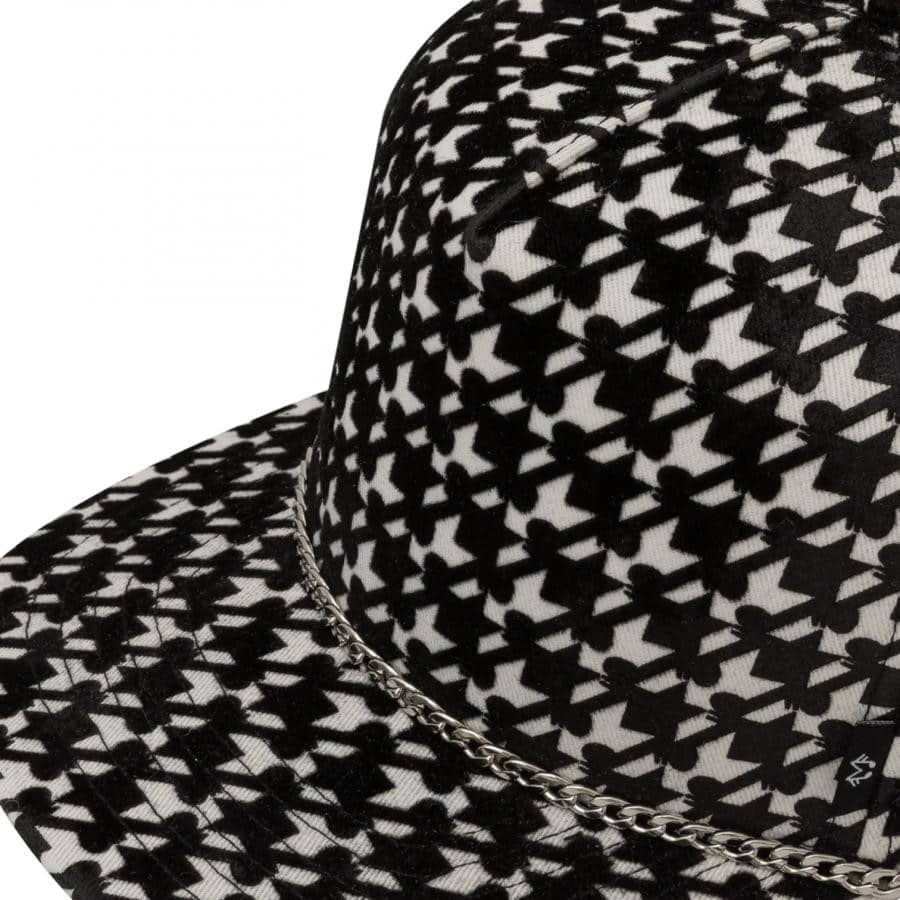 【MIDNIGHT STUDIOS】MONOGRAM BASEBALL CAP(BLACK) BLACK F