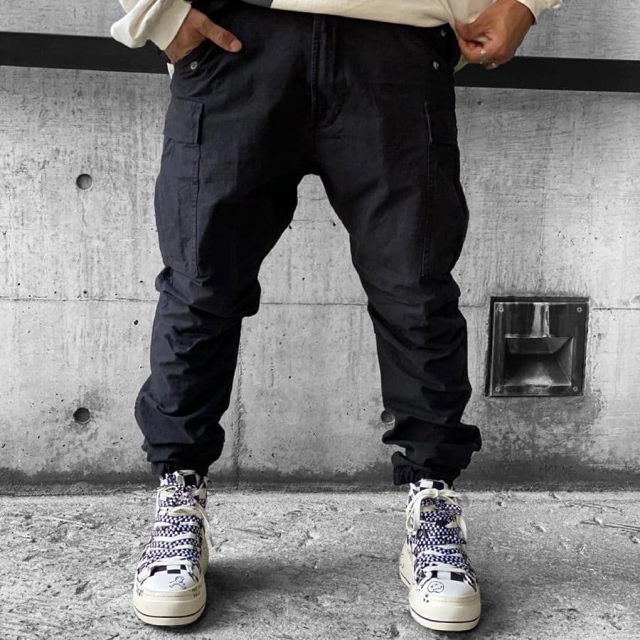 【R13】MILITARY CARGO PANTS(BLACK) BLACK 31