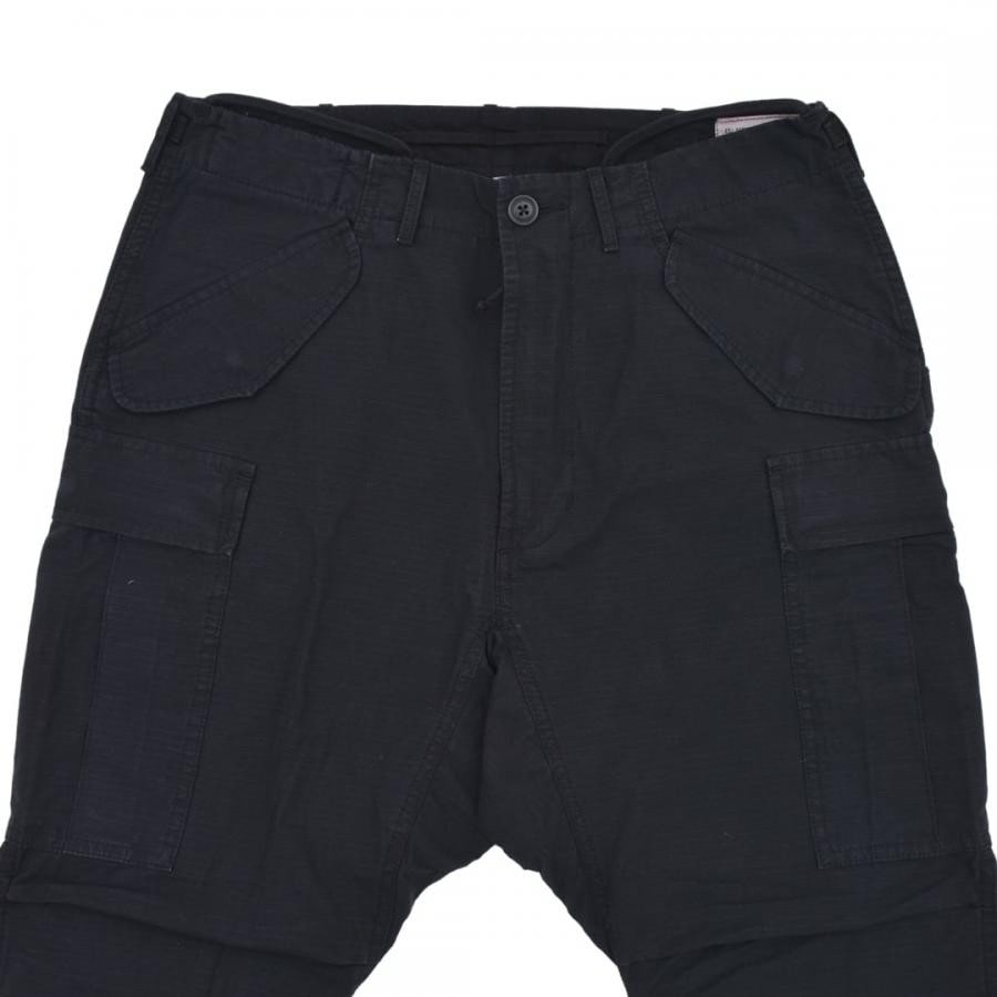 【R13】MILITARY CARGO PANTS(BLACK) BLACK 32