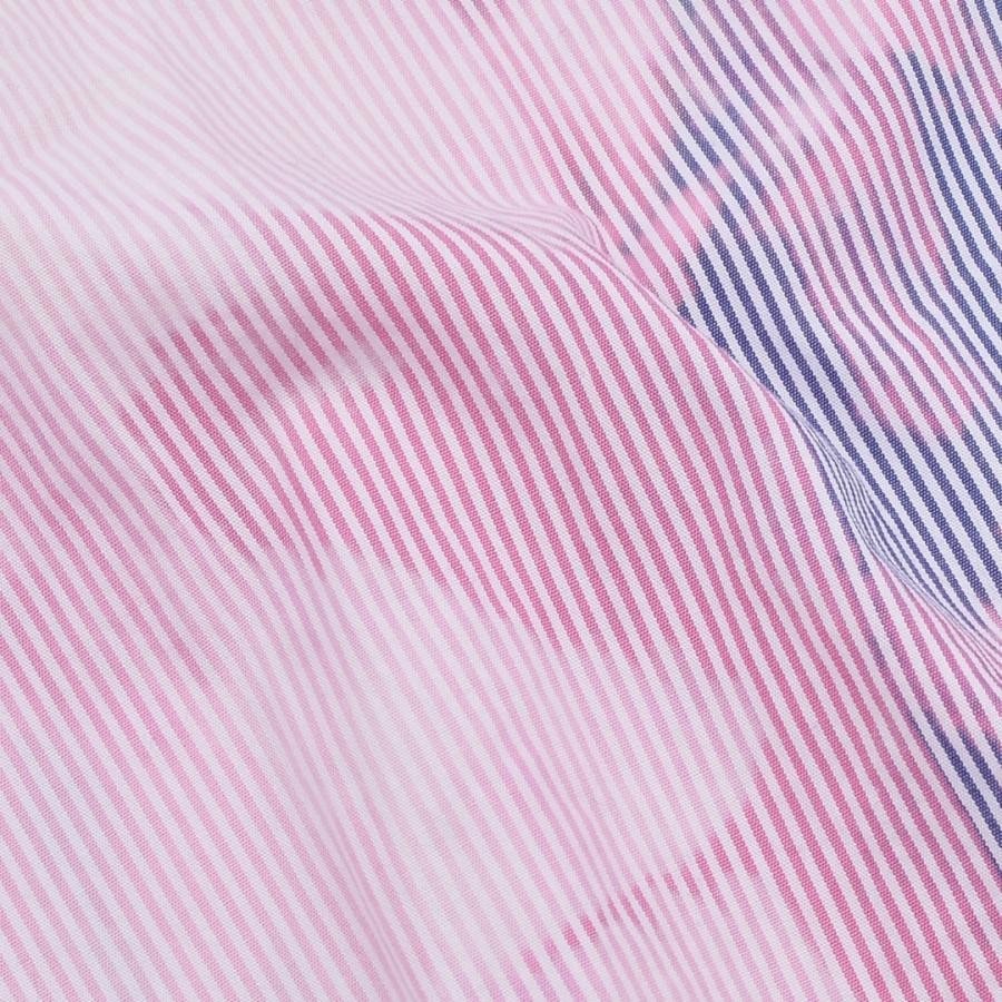 【R13】BLEACHED DROP NECK SHIRT(BLU STRIPE) BLU STRIPE L