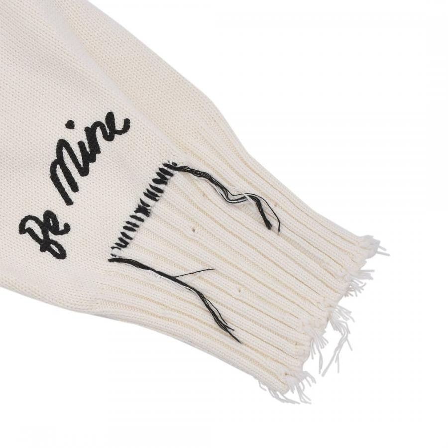 【R13】LETTERMAN CARDIGAN(ECRU) ECRU M