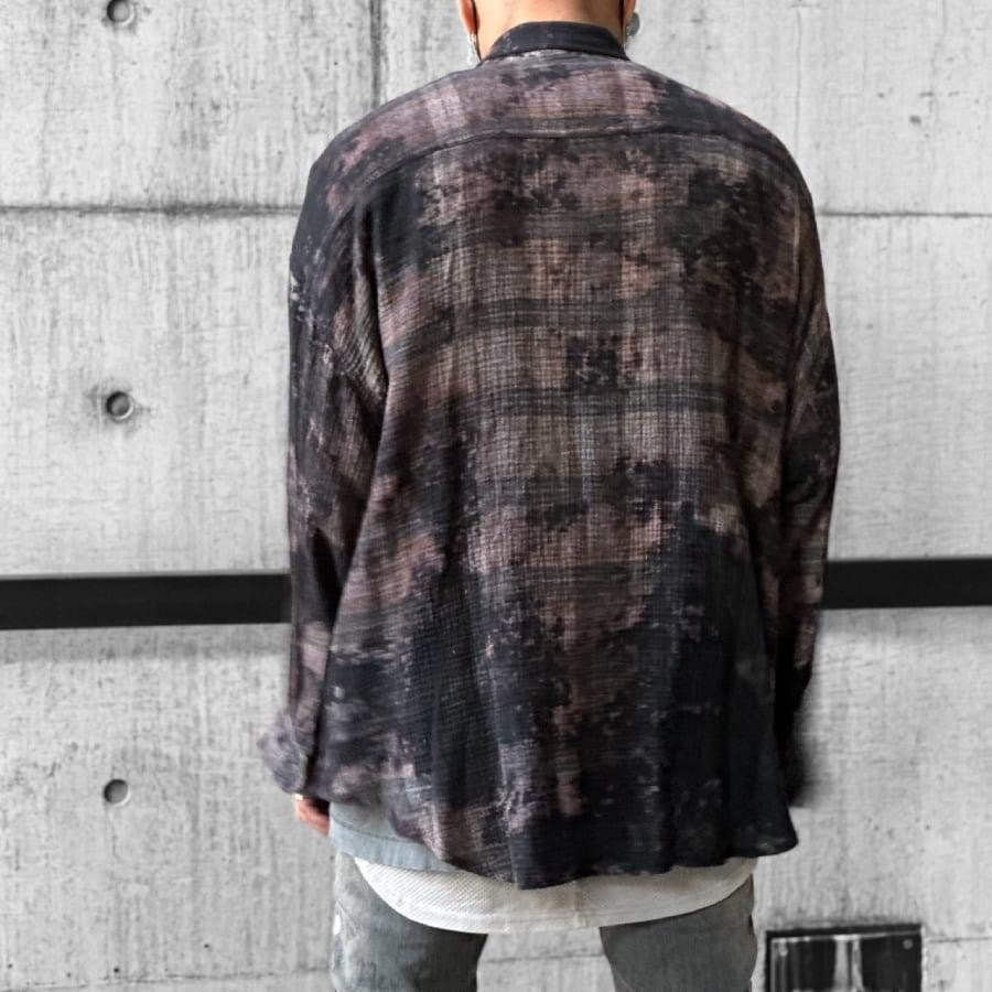 【※Taylor momsen（モデル）さん着用】【R13】DROP NECK WORKSHIRT(BLACK) BLACK L