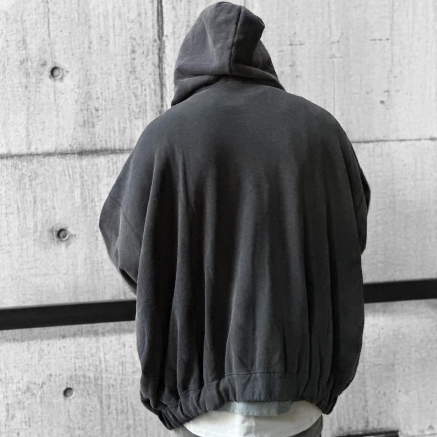 【R13】JUMBO HOODIE(BLACK) BLACK M/L
