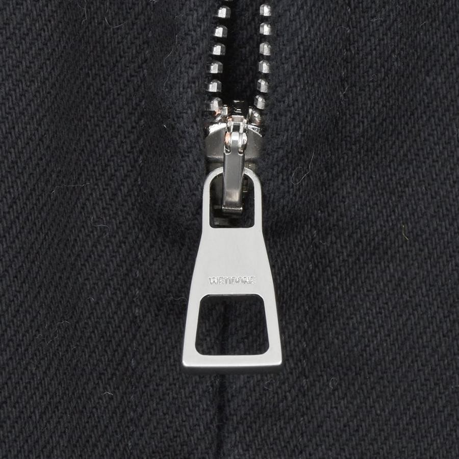 【WE11DONE】BLACK OVERSIZED PRINT ZIPPED JACKET(BLACK) BLACK S