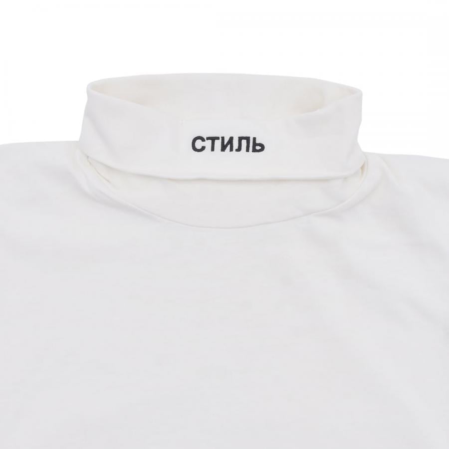 【HERON PRESTON】NF CTNMB LS ROLLNECK（WHITEBLACK）