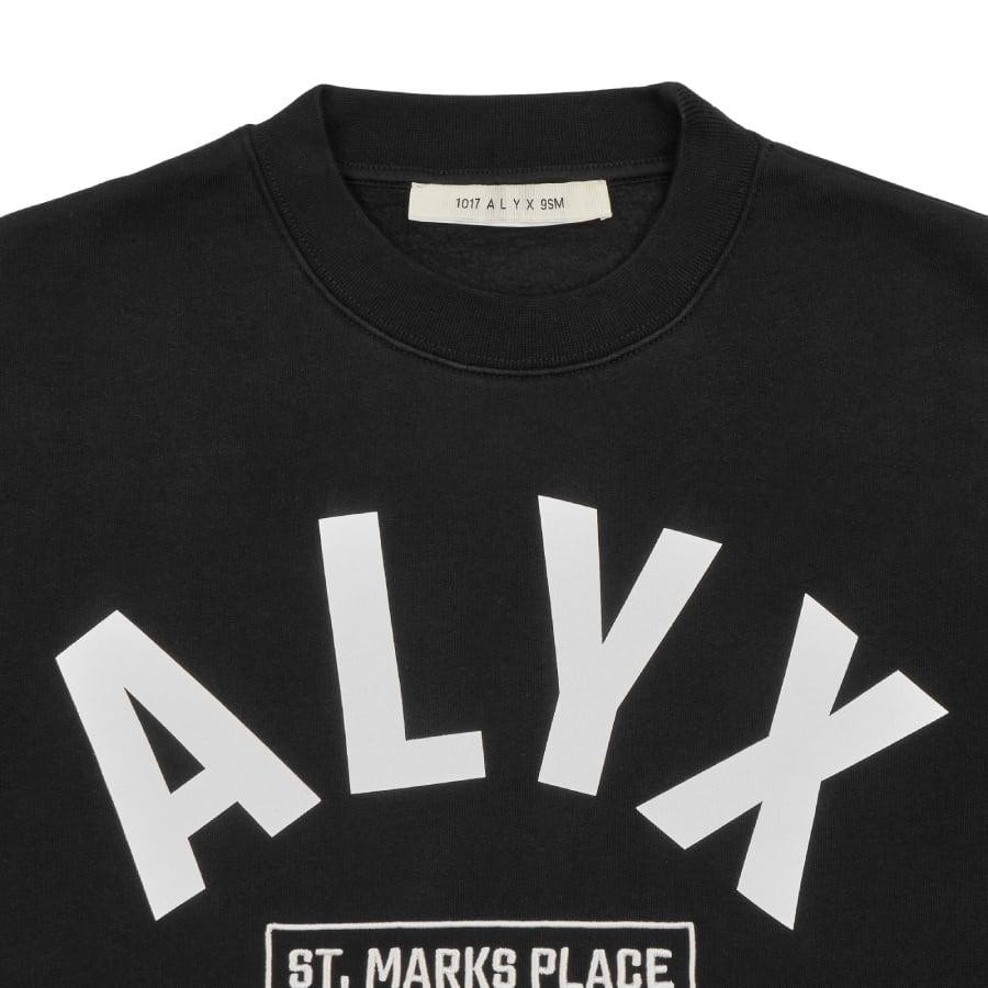 【1017 ALYX 9SM】ARCH LOGO SWEATSHIRT(BLACK) BLACK XL