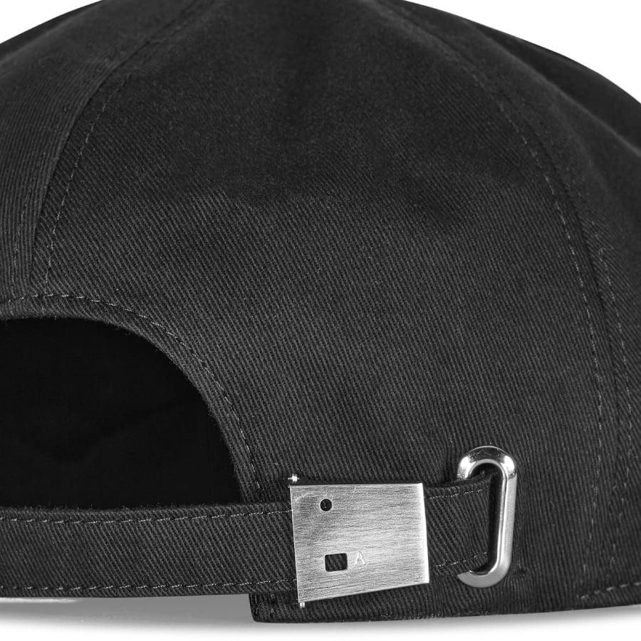 【1017 ALYX 9SM】COTTON HAT WITH LOGO EMBROIDERED AND MONOGRAM(BLACK) BLACK F
