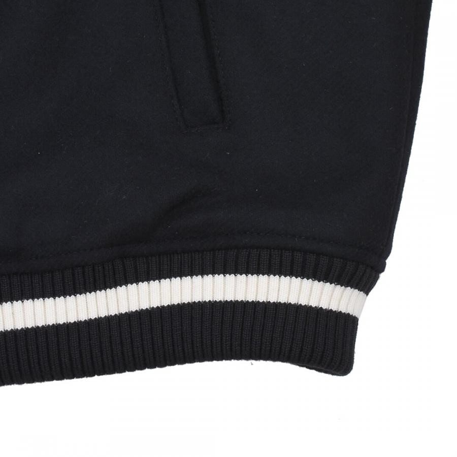 【OFF WHITE】GRAPHICS LEATHER VARSITY(BLACK/YELLOW) BLACK/YELLOW 50