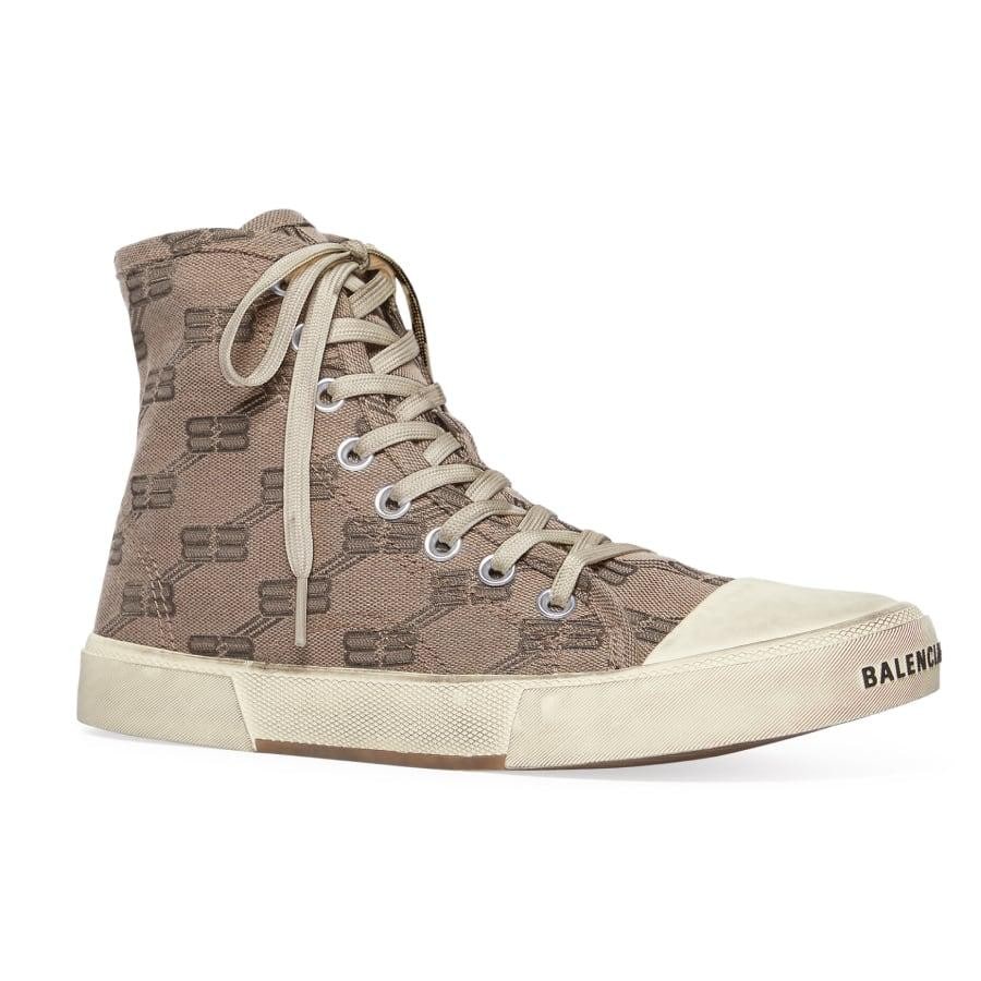 【BALENCIAGA】PARIS HIGH TOP BB MONOGRAM (BEIGE)