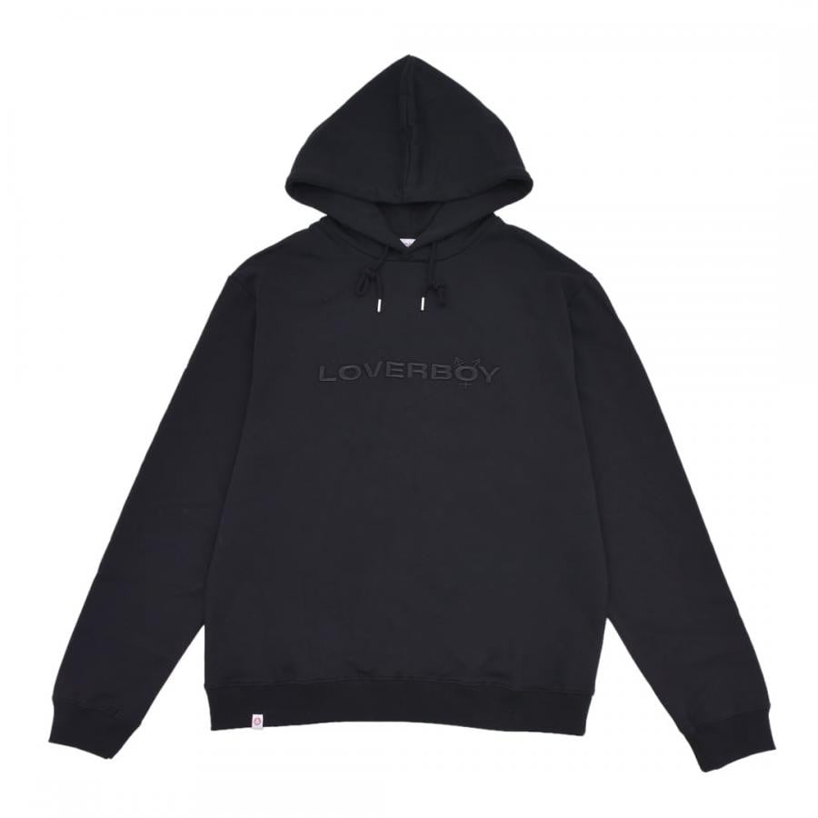 【CHARLES JEFFREY LOVERBOY】LOGO HOODY(BLACK) BLACK XL