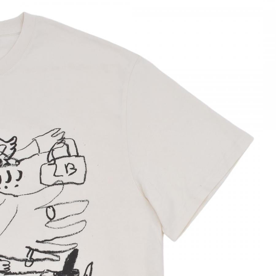 【CHARLES JEFFREY LOVERBOY】CHARLES AND THE WORMS TEE(ECRU) ECRU L