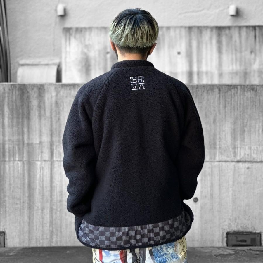 【DEVA STATES】Sherpa Jacket - TENZING-02(BLACK/BLUE) BLACK/BLUE L