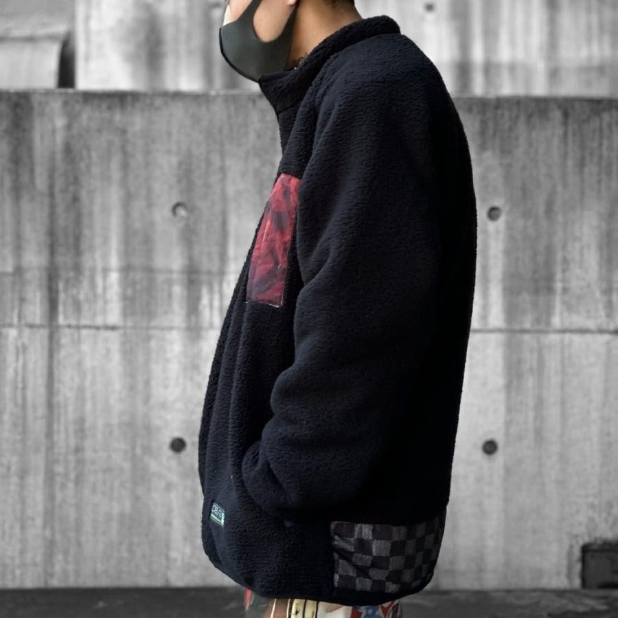 【DEVA STATES】Sherpa Jacket - TENZING-02(BLACK/BLUE) BLACK/BLUE XXL